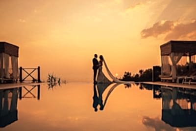 Muğla’da balayında düğün fotoğraf çekimi